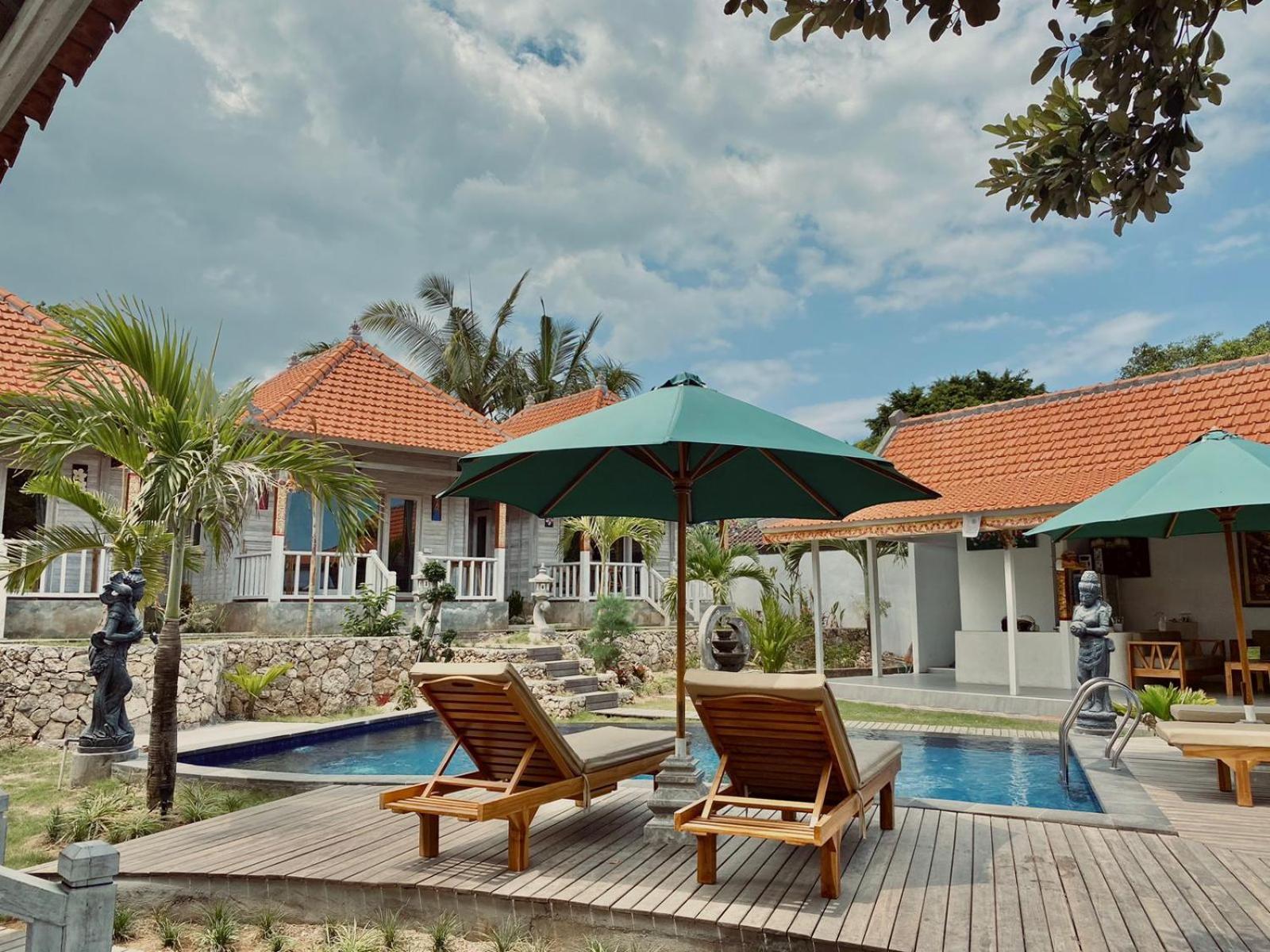 Blue Sky Villa Ceningan Lembongan Kültér fotó