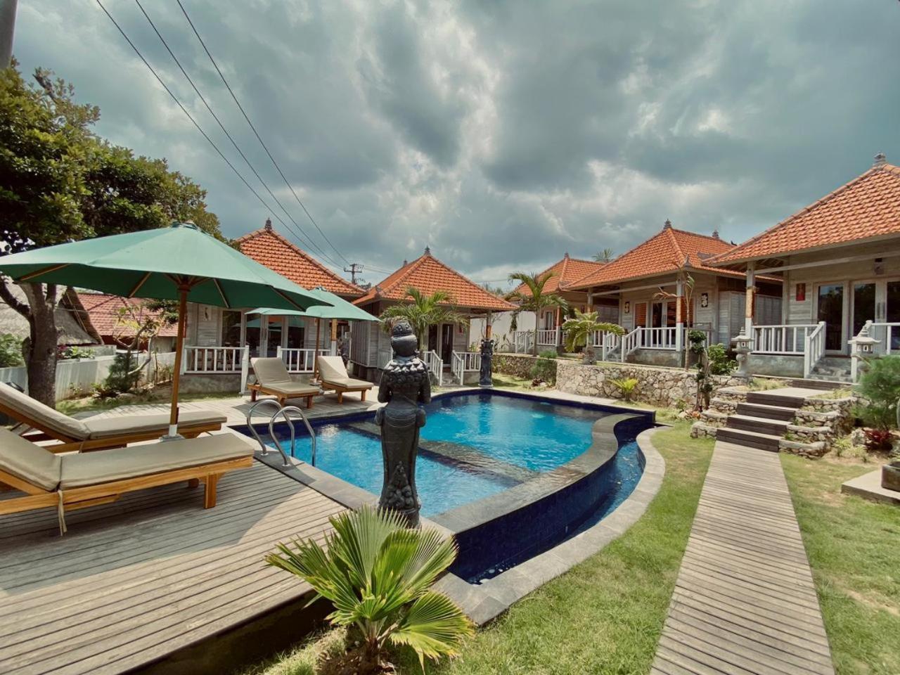Blue Sky Villa Ceningan Lembongan Kültér fotó