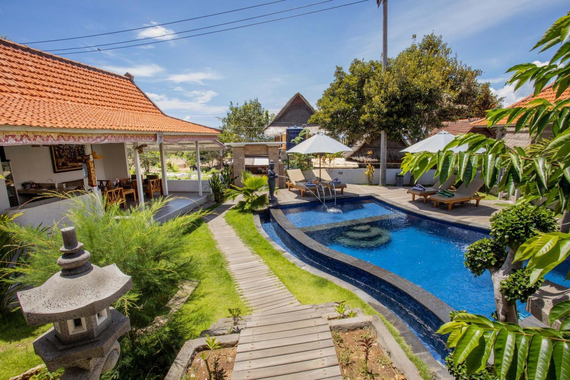 Blue Sky Villa Ceningan Lembongan Kültér fotó