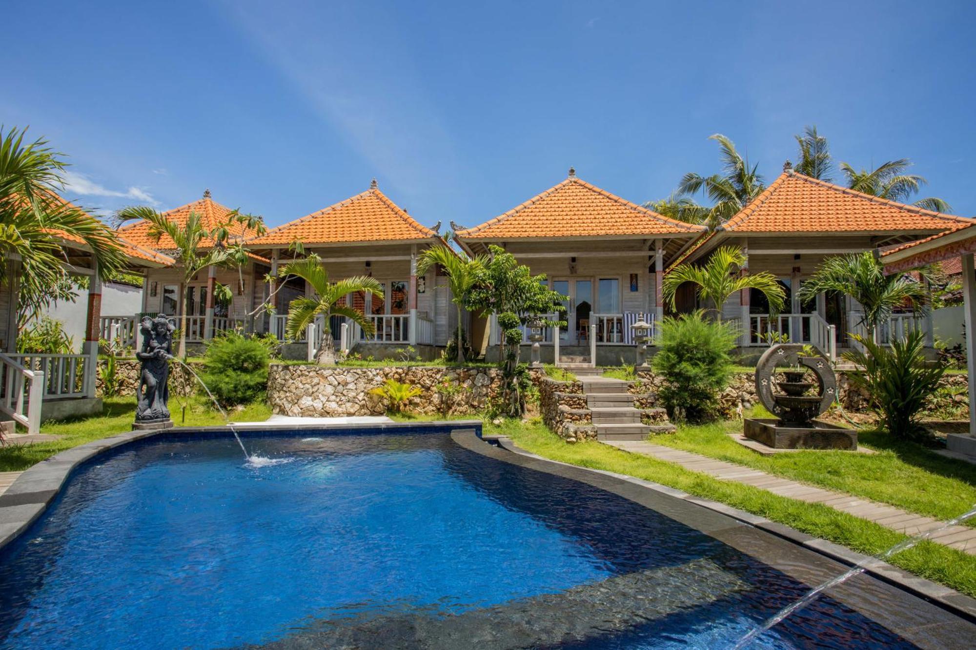 Blue Sky Villa Ceningan Lembongan Kültér fotó