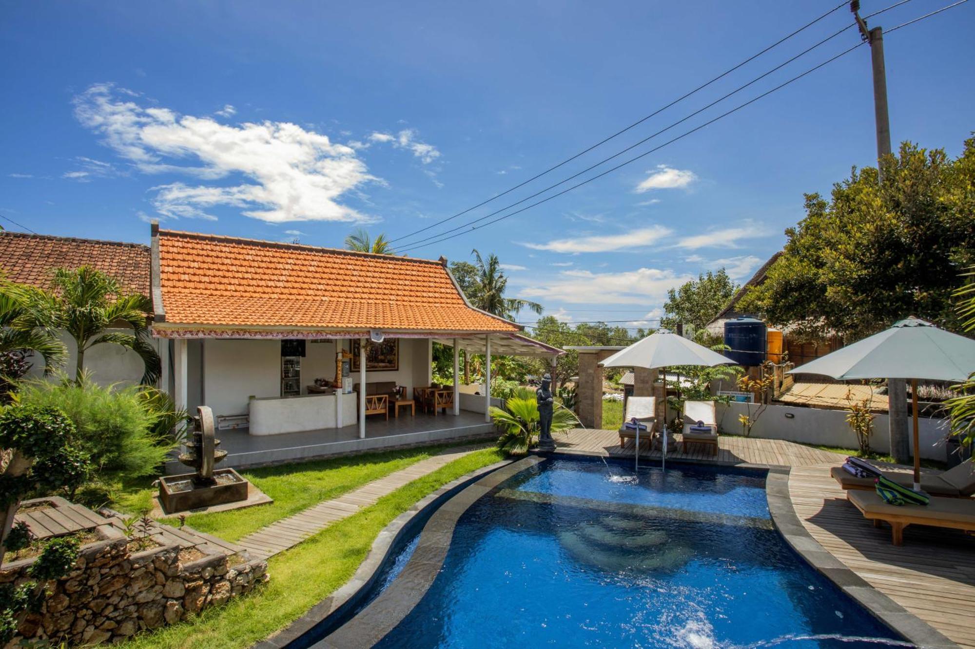 Blue Sky Villa Ceningan Lembongan Kültér fotó