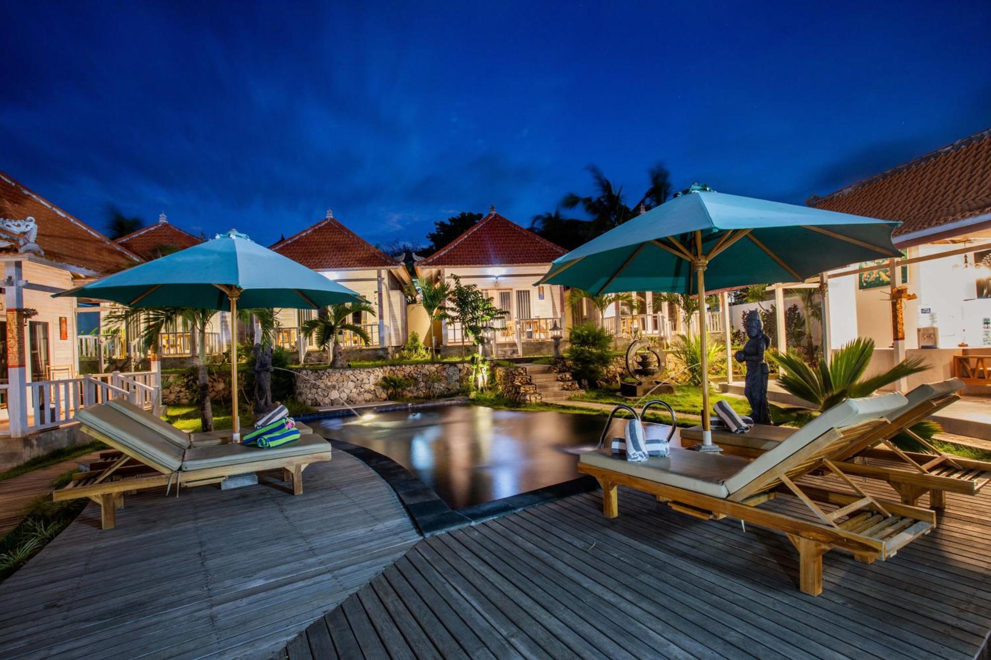 Blue Sky Villa Ceningan Lembongan Kültér fotó