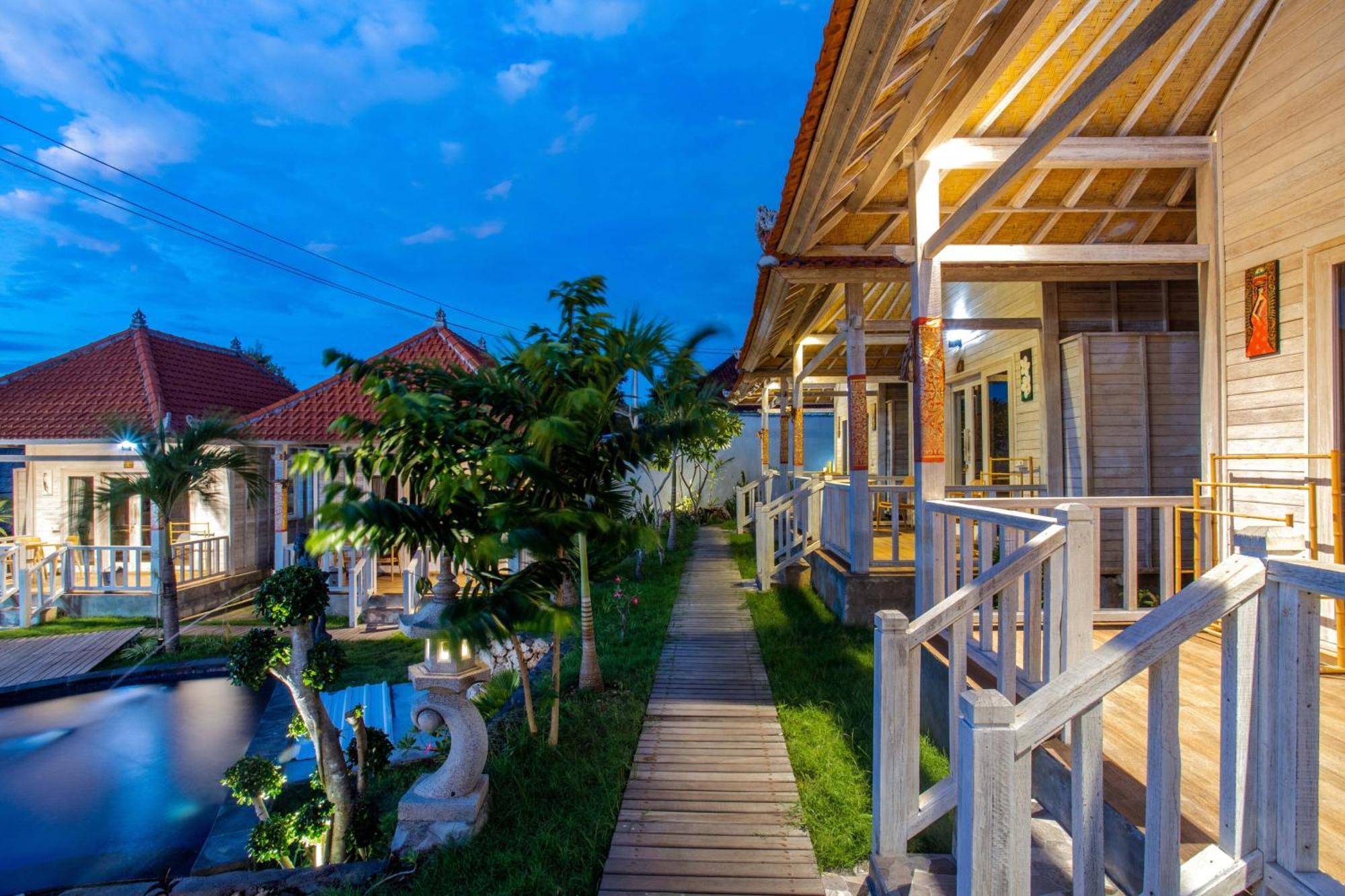Blue Sky Villa Ceningan Lembongan Kültér fotó