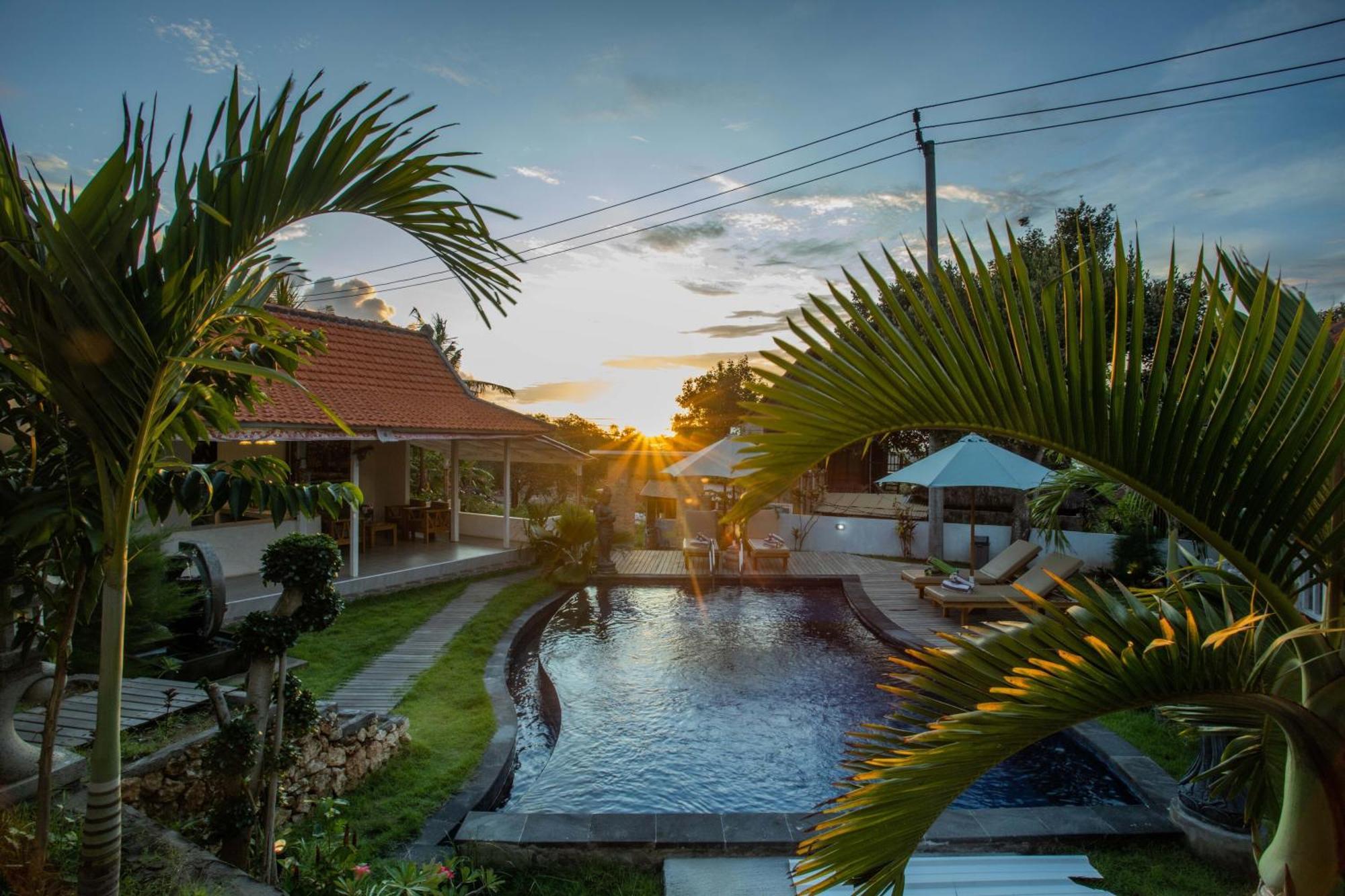 Blue Sky Villa Ceningan Lembongan Kültér fotó