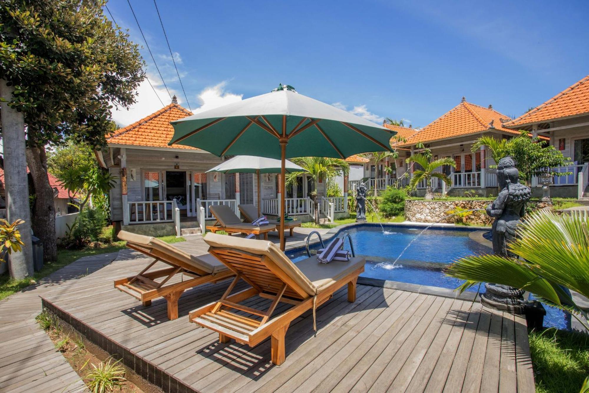Blue Sky Villa Ceningan Lembongan Kültér fotó