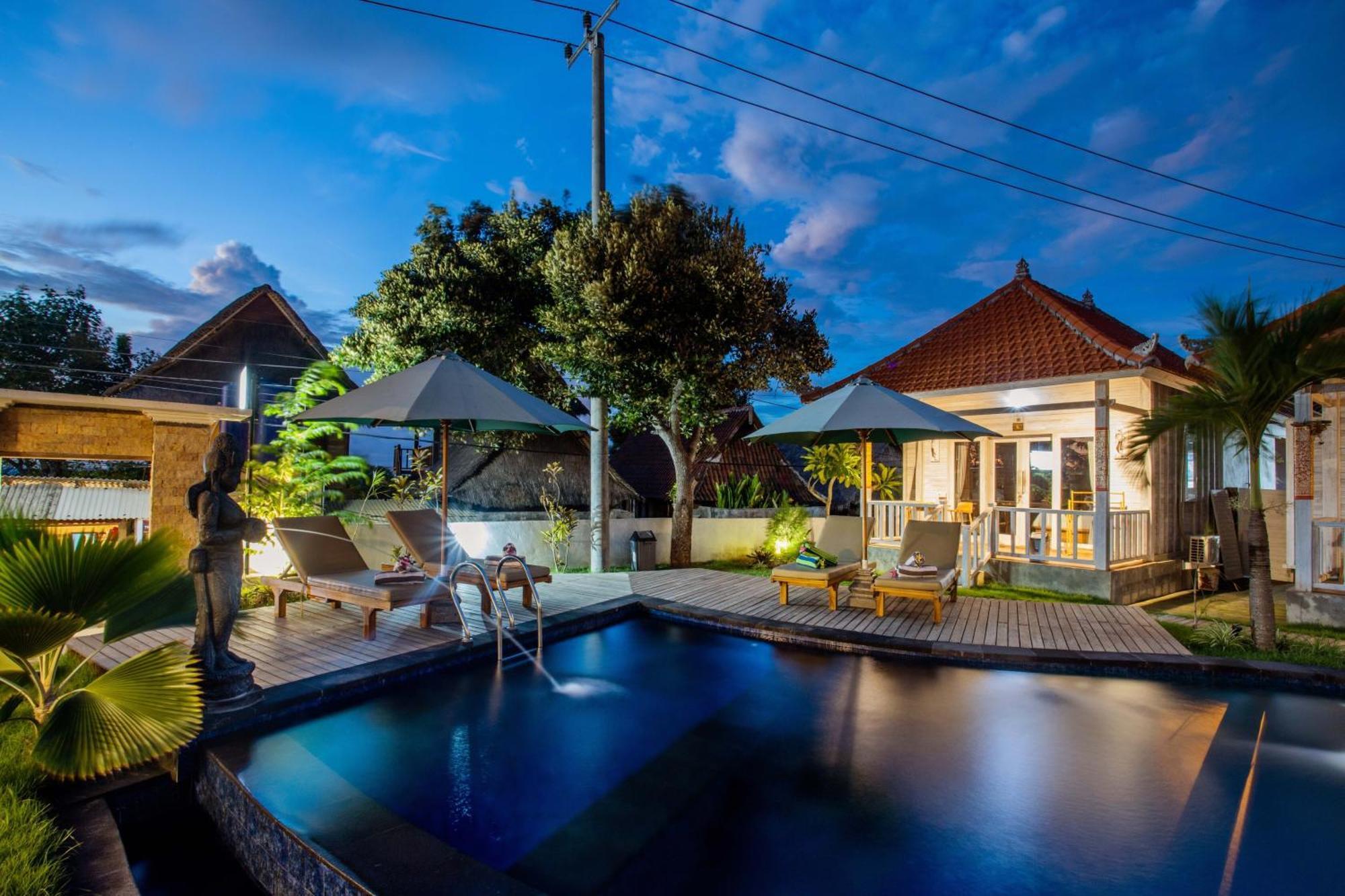 Blue Sky Villa Ceningan Lembongan Kültér fotó