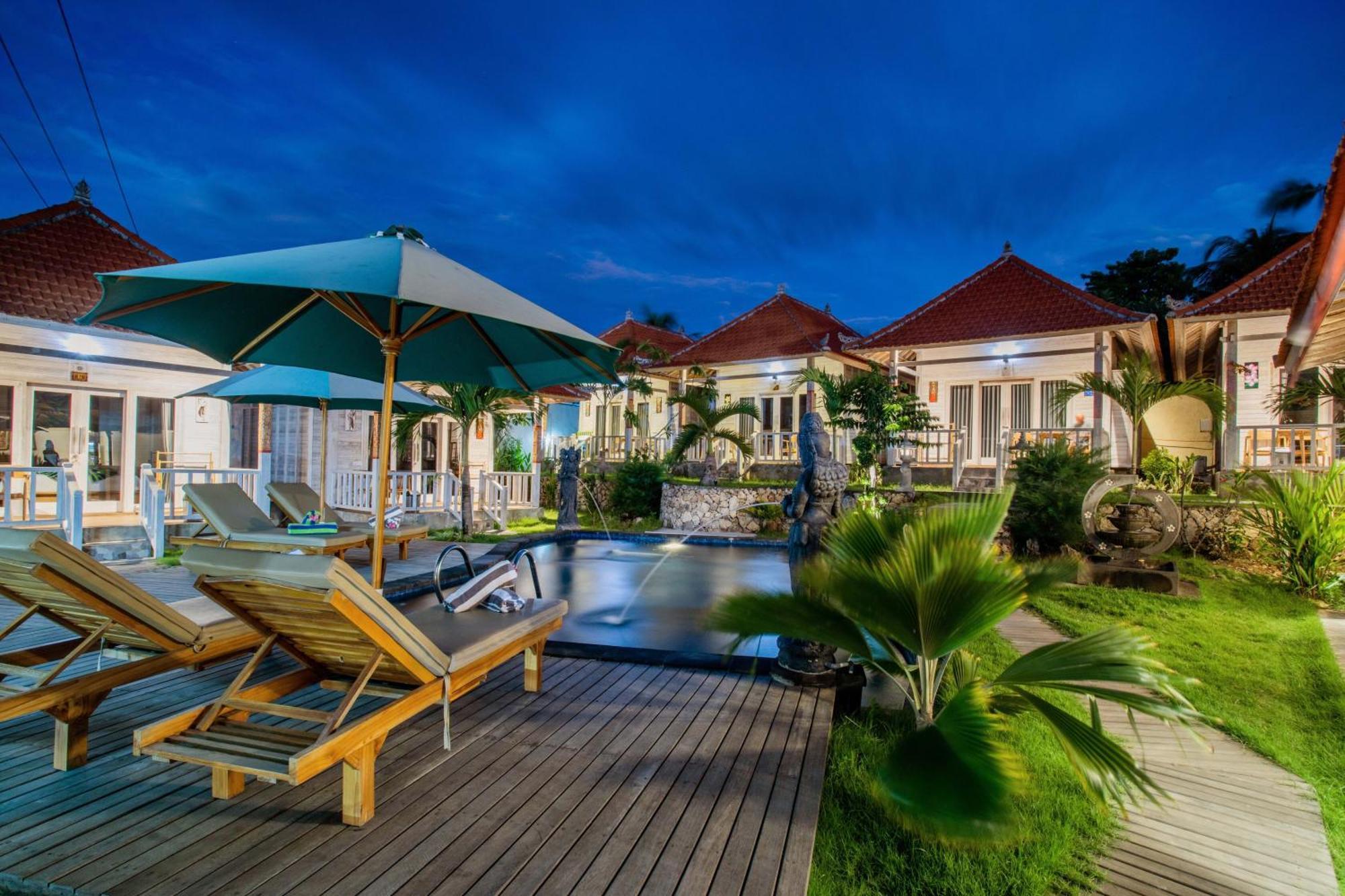 Blue Sky Villa Ceningan Lembongan Kültér fotó