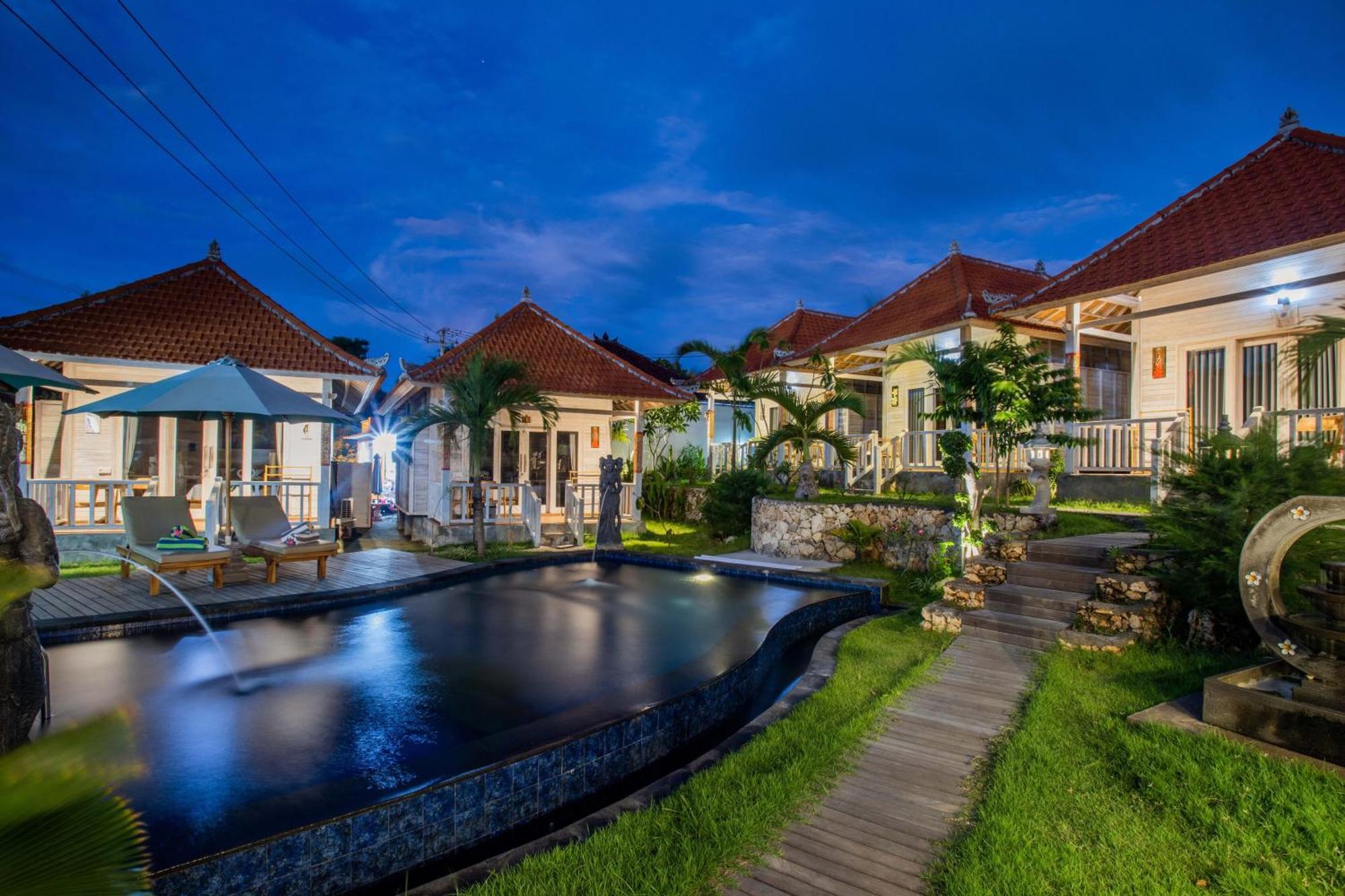Blue Sky Villa Ceningan Lembongan Kültér fotó