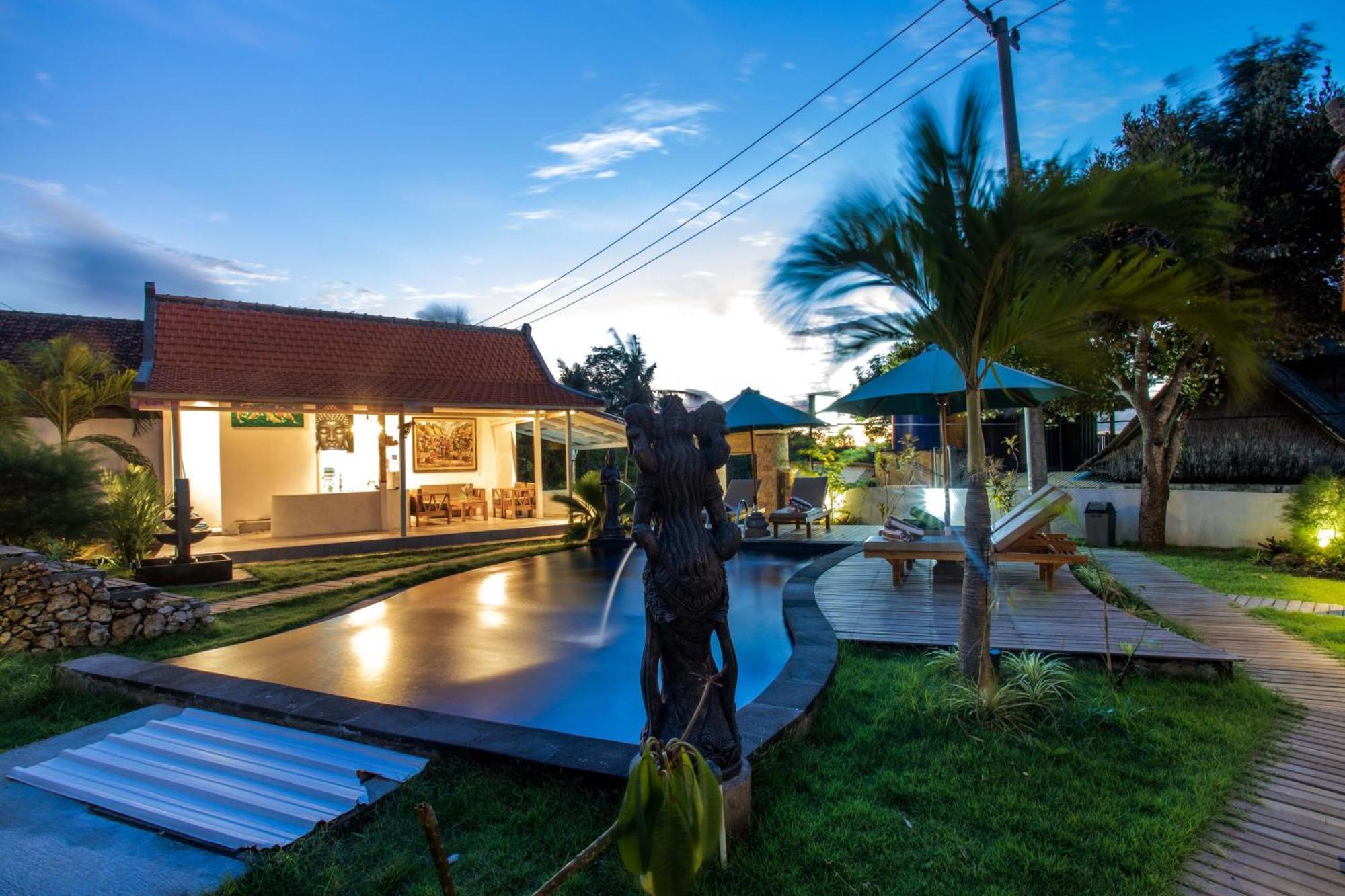 Blue Sky Villa Ceningan Lembongan Kültér fotó
