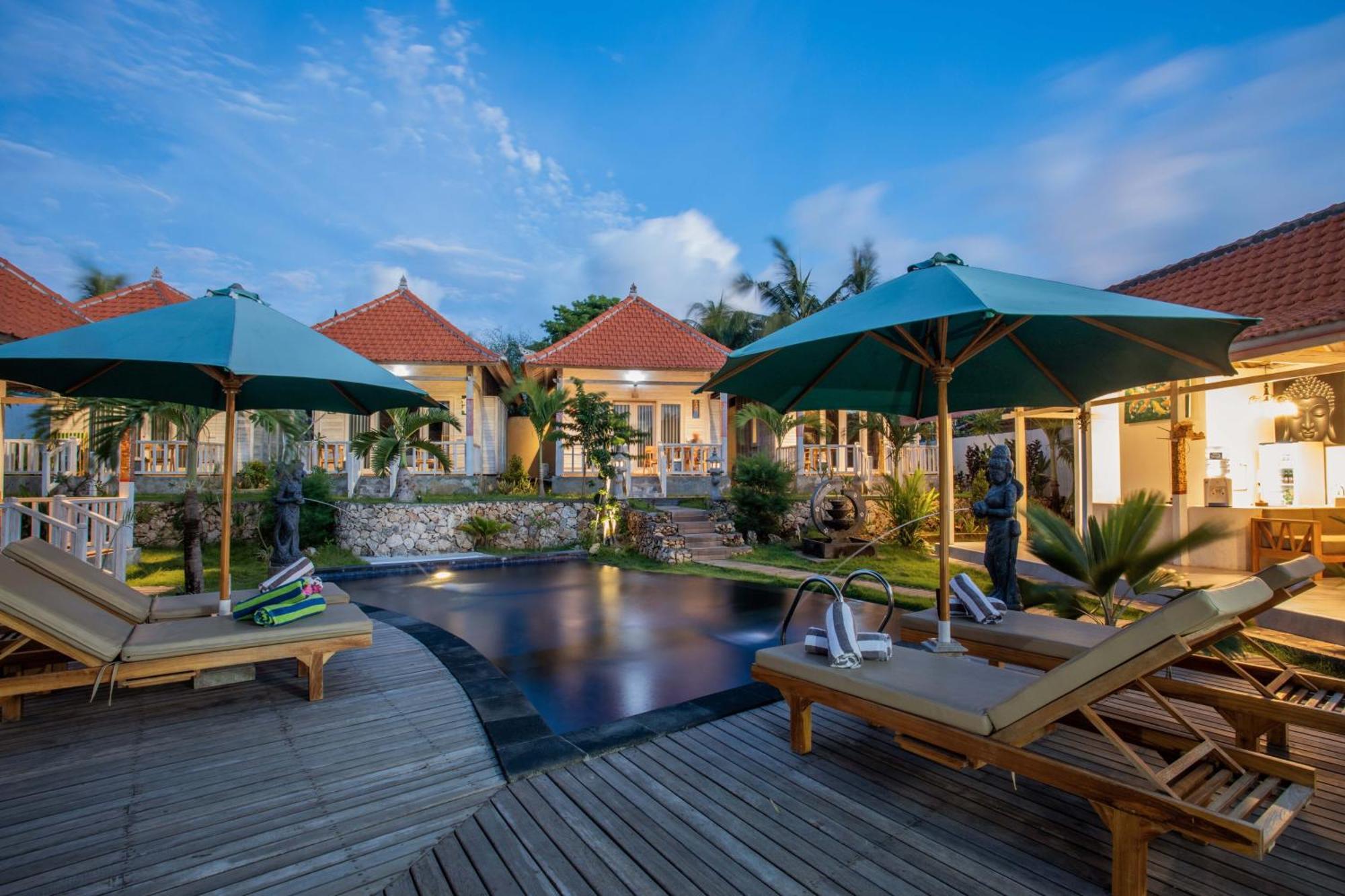 Blue Sky Villa Ceningan Lembongan Kültér fotó