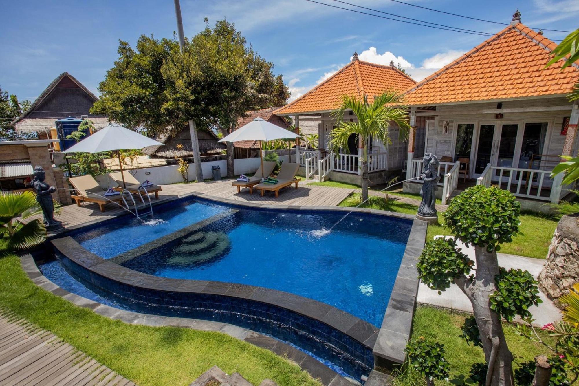 Blue Sky Villa Ceningan Lembongan Kültér fotó