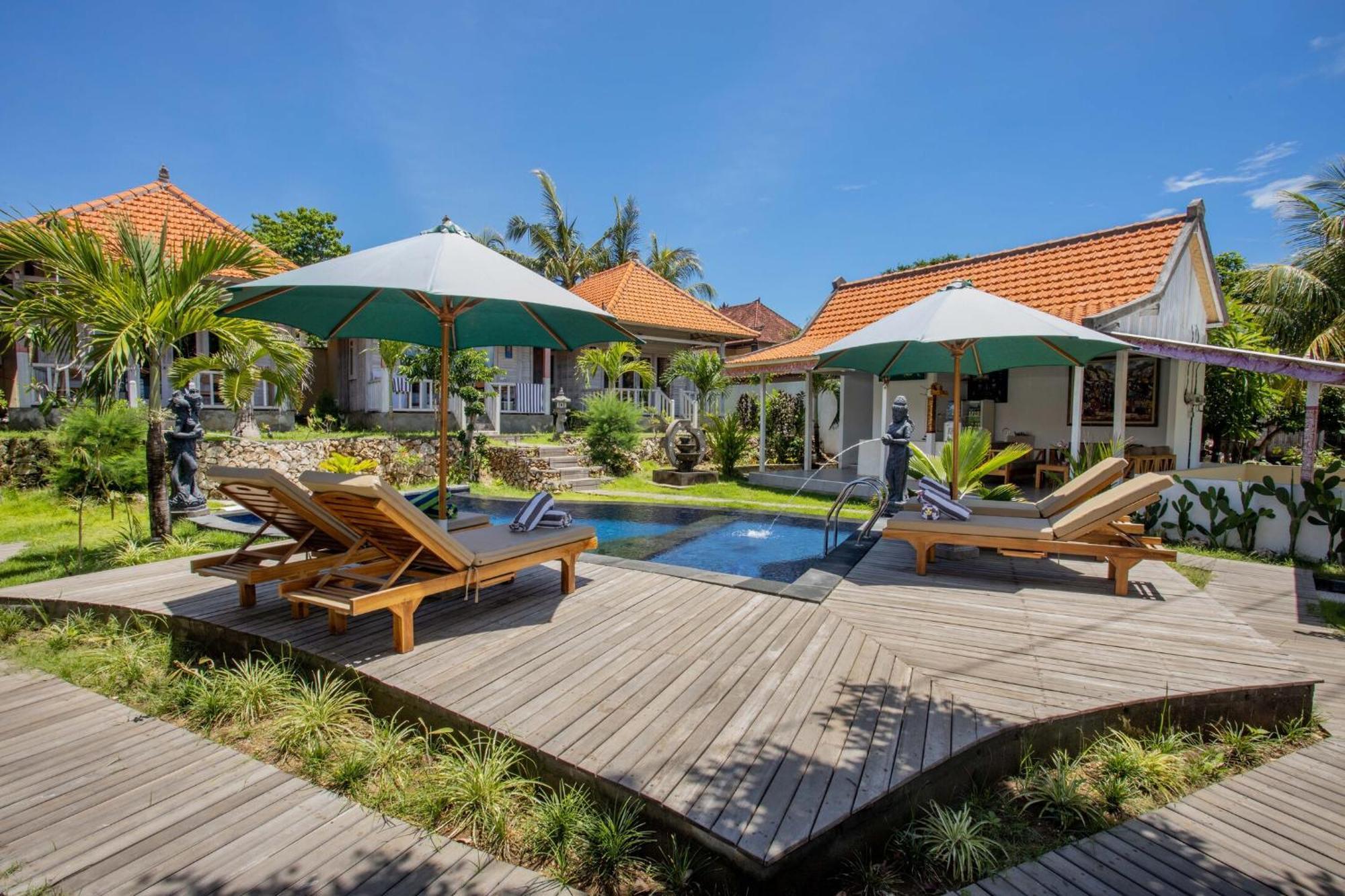 Blue Sky Villa Ceningan Lembongan Kültér fotó